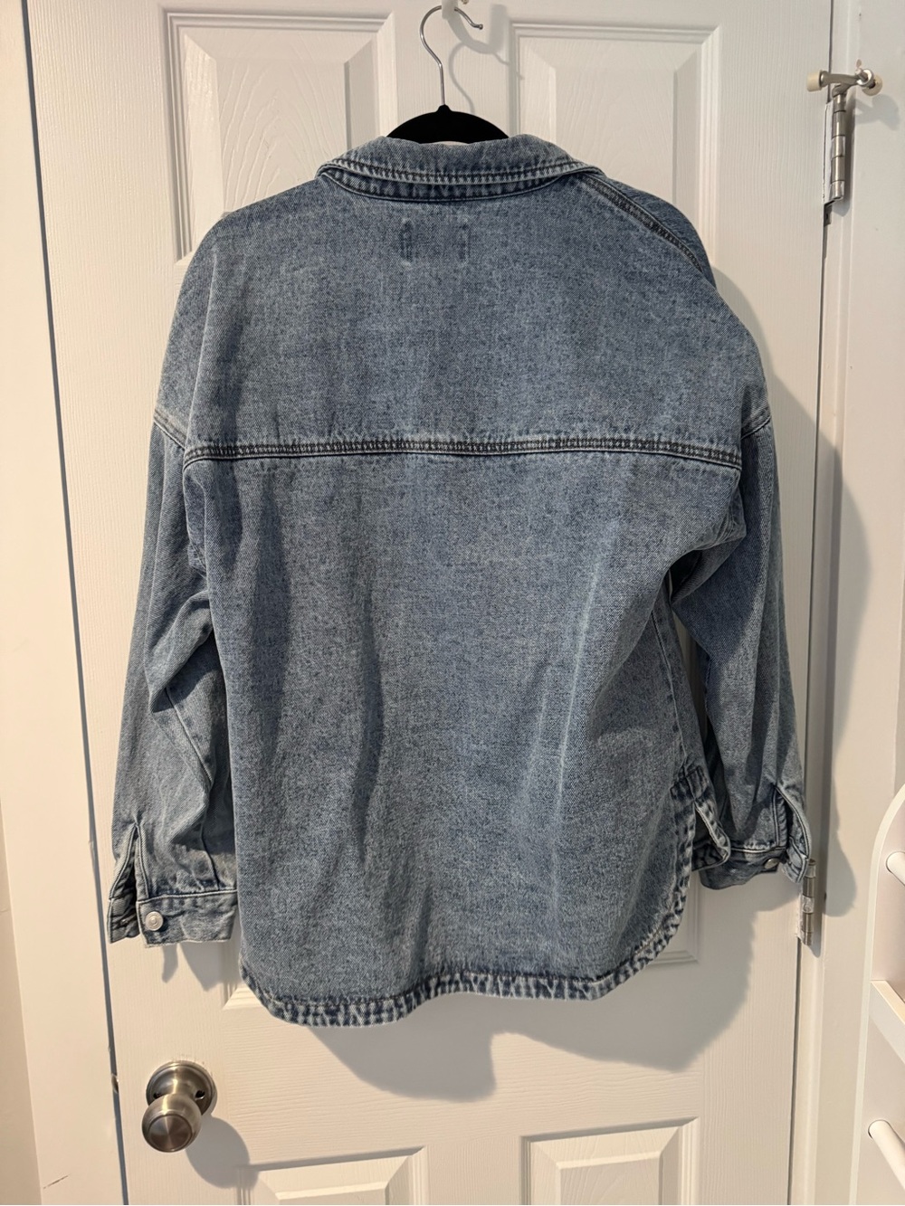 Hudson Jeans Women's Light Blue Denim oversize jacket - Picture 2 of 2